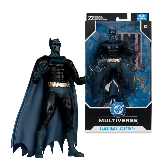 Mcfarlane Dc Multiverse: Beneath The Mask - Black Mask As Batman 7 Pulgadas