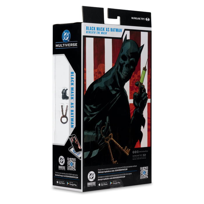 Mcfarlane Dc Multiverse: Beneath The Mask - Black Mask As Batman 7 Pulgadas