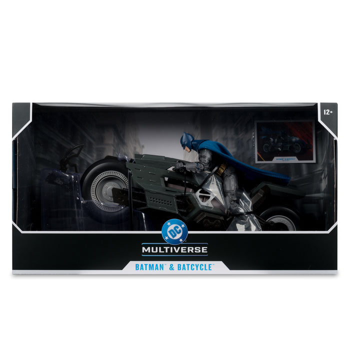 Mcfarlane Dc Multiverse Vehicles: The Flash Movie - Batman Y Batmoto 2 Pack 7 Pulgadas