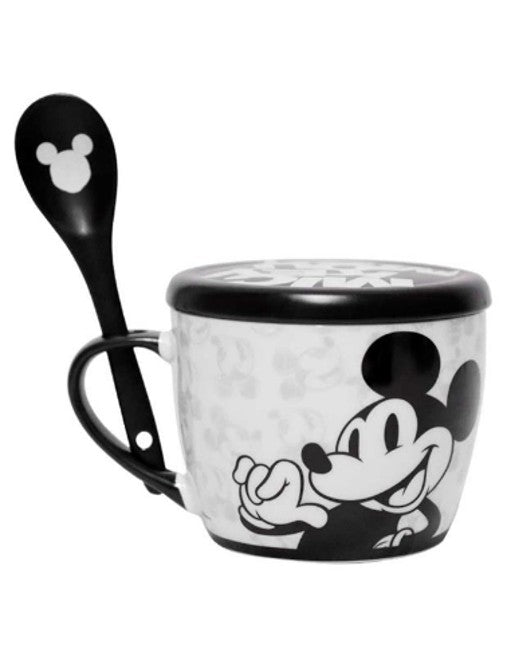 Fun Kids Tarro Con Tapa Y Cuchara De Porcelana: Disney - Mickey Mouse 580 Ml