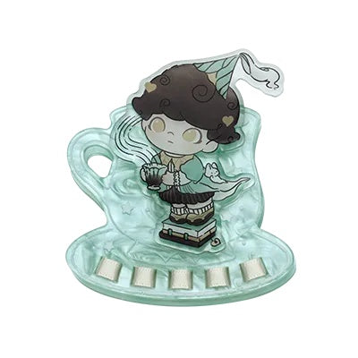 POP MART: DIMOO - Crush On Coffee Series - Acrylic Fridge Magnet Clip Blind Box