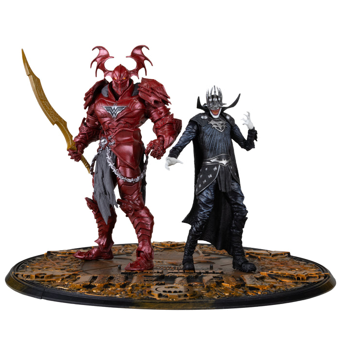 Mcfarlane Dc Collector Edition: Dark Multverse - El Batman Que Rie Knight Armor  Y Merciless 2 Pack
