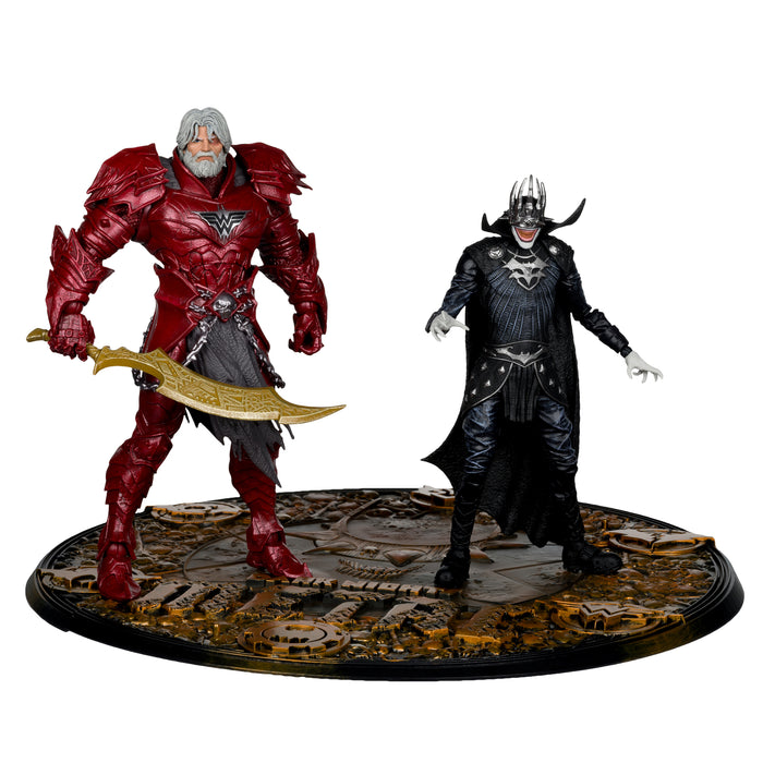 Mcfarlane Dc Collector Edition: Dark Multverse - El Batman Que Rie Knight Armor  Y Merciless 2 Pack