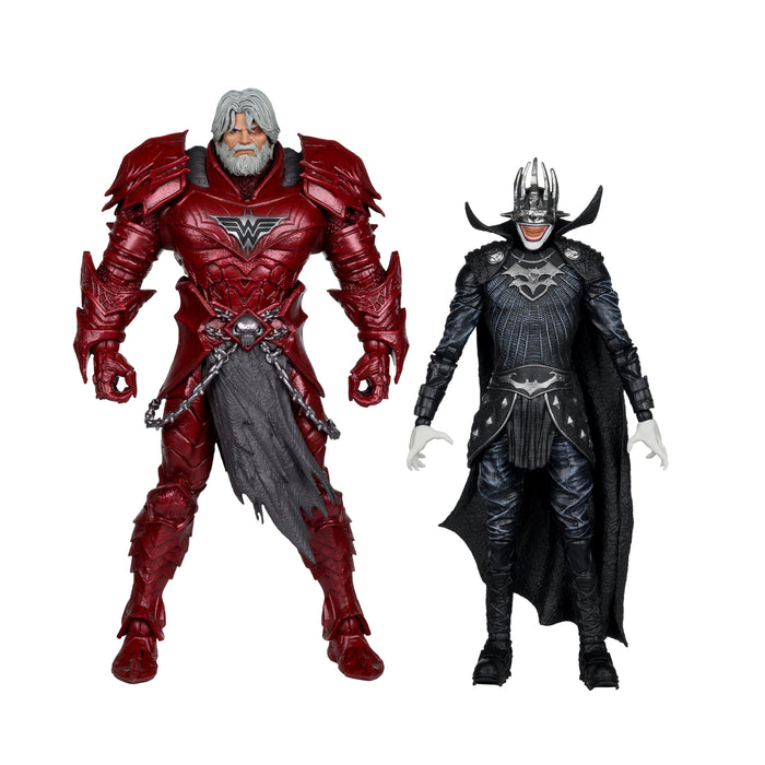 Mcfarlane Dc Collector Edition: Dark Multverse - El Batman Que Rie Knight Armor  Y Merciless 2 Pack