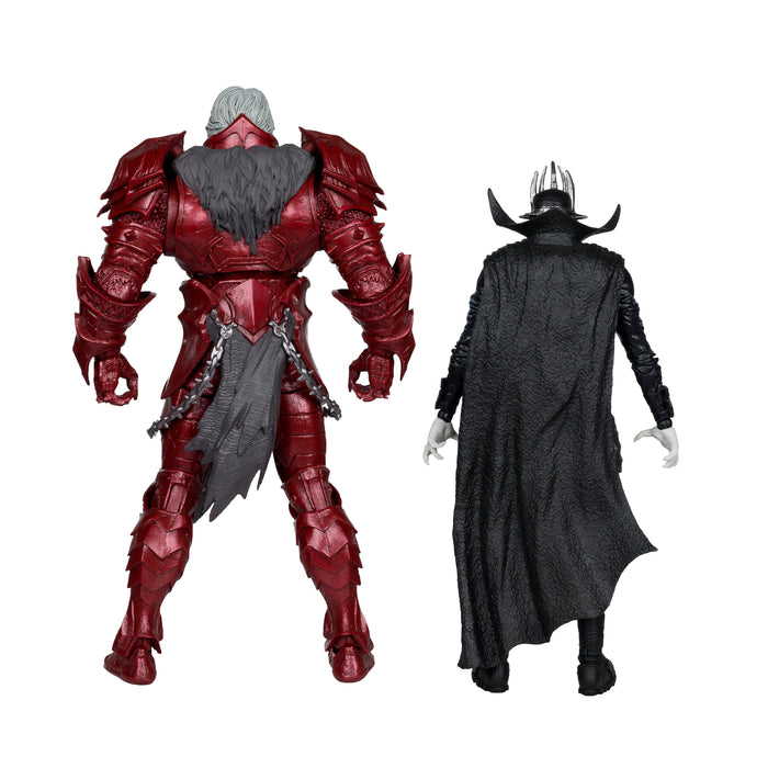 Mcfarlane Dc Collector Edition: Dark Multverse - El Batman Que Rie Knight Armor  Y Merciless 2 Pack