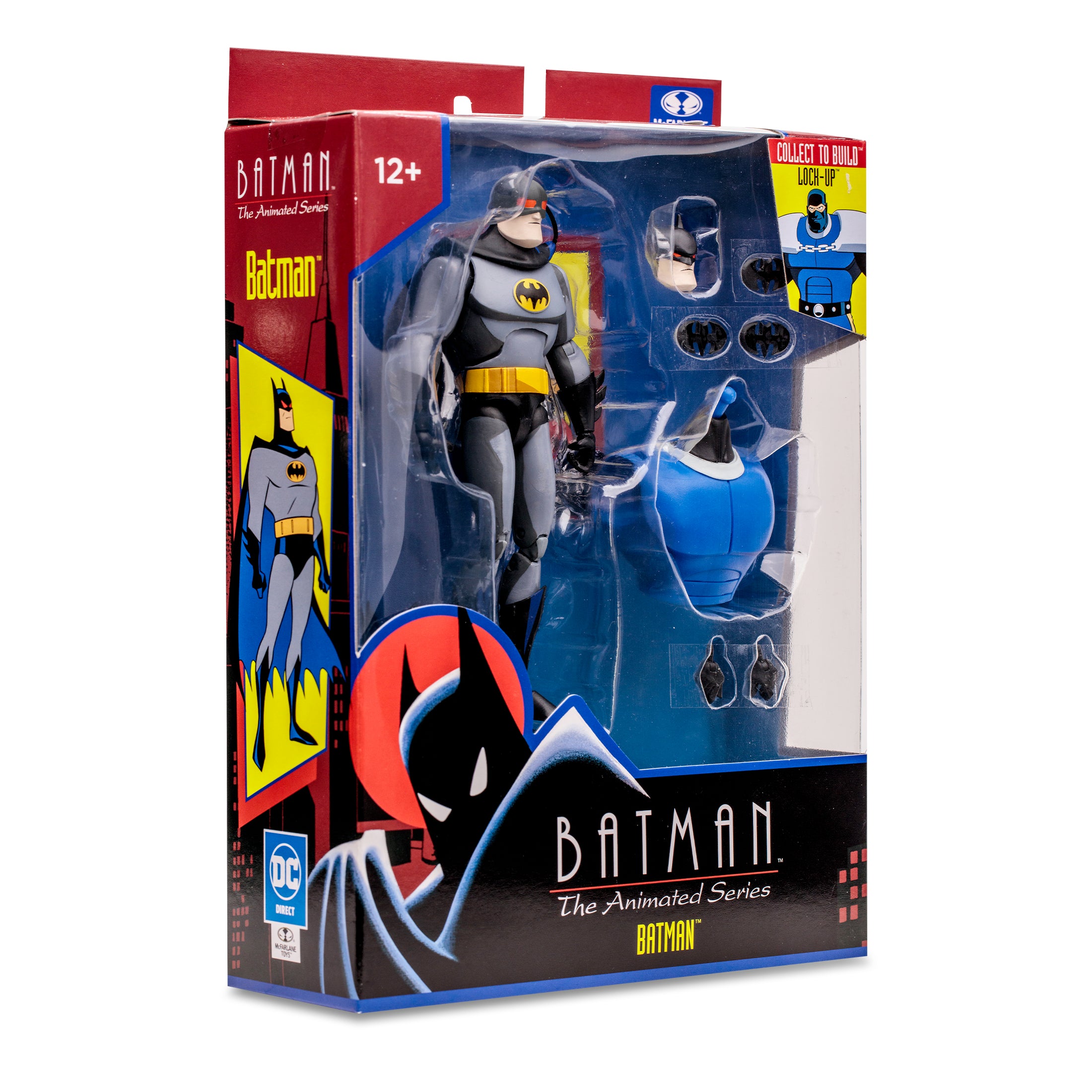 McFarlane Build A Lock Up: DC Batman The Animation Series - Batman Ciego Como Un Murcielago 6 Pulgadas