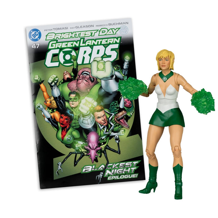 Mcfarlane Dc Direct Figure With Comic: Green Lantern Corps #47 - Arisia 7 Pulgadas