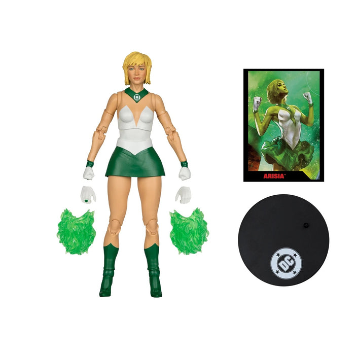 Mcfarlane Dc Direct Figure With Comic: Green Lantern Corps #47 - Arisia 7 Pulgadas