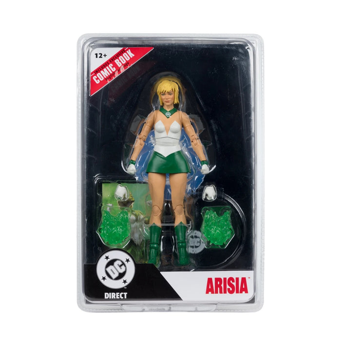 Mcfarlane Dc Direct Figure With Comic: Green Lantern Corps #47 - Arisia 7 Pulgadas