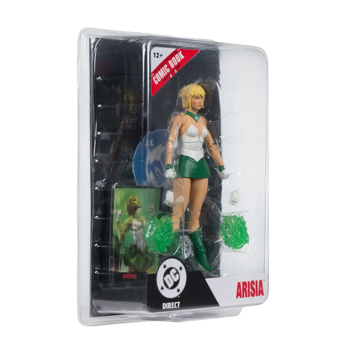 Mcfarlane Dc Direct Figure With Comic: Green Lantern Corps #47 - Arisia 7 Pulgadas
