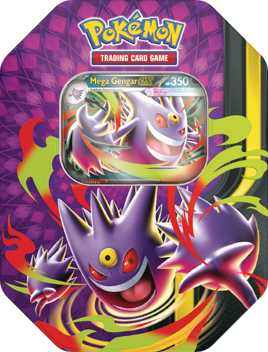 Pokemon TCG: Lata Megaluz Lunar - Mega Gengar ex o Mega Clefable ex En Español