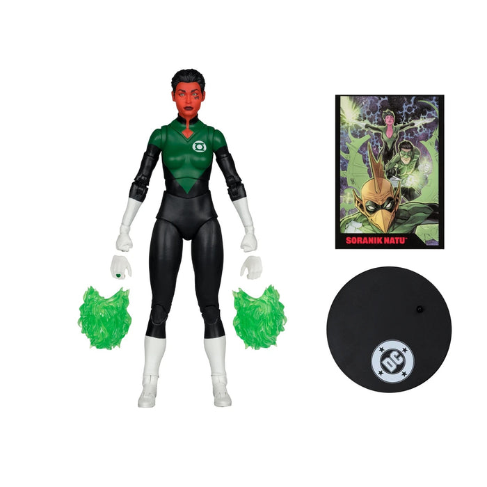 Mcfarlane Dc Direct Figure With Comic: Green Lantern Corps #47 - Soranik Natu 7 Pulgadas