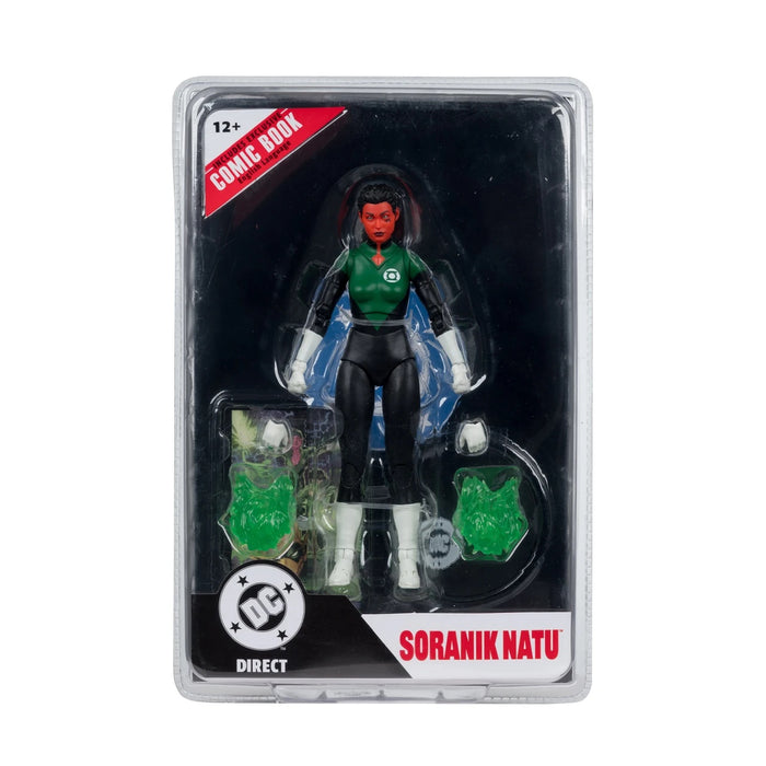 Mcfarlane Dc Direct Figure With Comic: Green Lantern Corps #47 - Soranik Natu 7 Pulgadas
