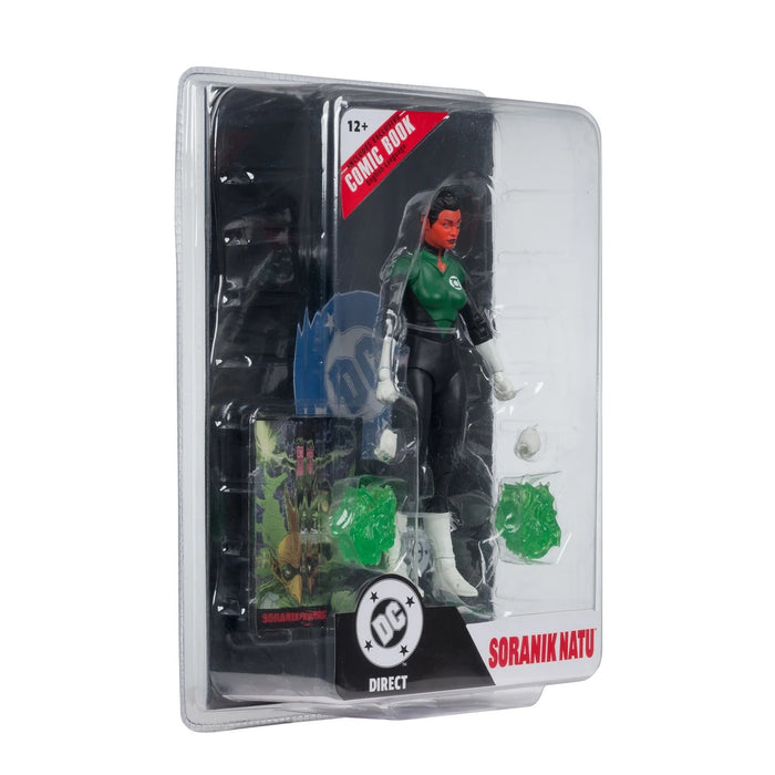 Mcfarlane Dc Direct Figure With Comic: Green Lantern Corps #47 - Soranik Natu 7 Pulgadas
