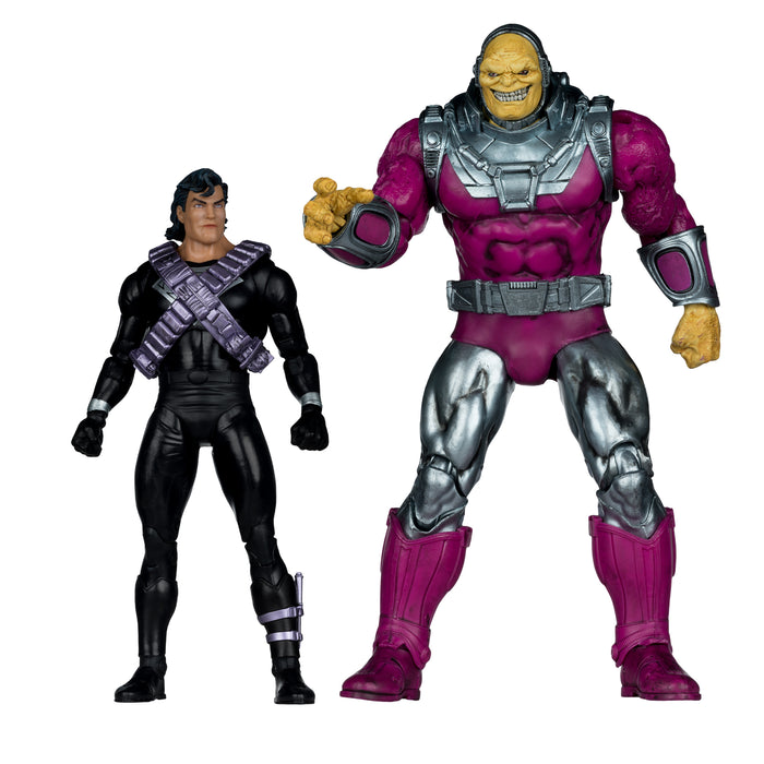 Mcfarlane Dc Multiverse Megafig: Mongul Vs Superman Atuendo Kryptoniano 7 Pulgadas 2 Pack