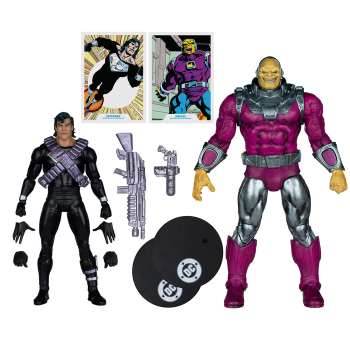 Mcfarlane Dc Multiverse Megafig: Mongul Vs Superman Atuendo Kryptoniano 7 Pulgadas 2 Pack