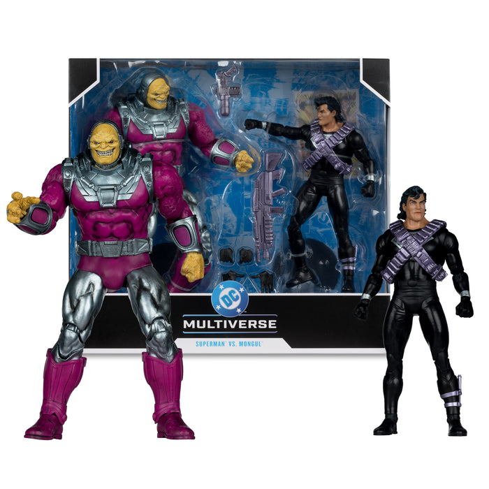Mcfarlane Dc Multiverse Megafig: Mongul Vs Superman Atuendo Kryptoniano 7 Pulgadas 2 Pack