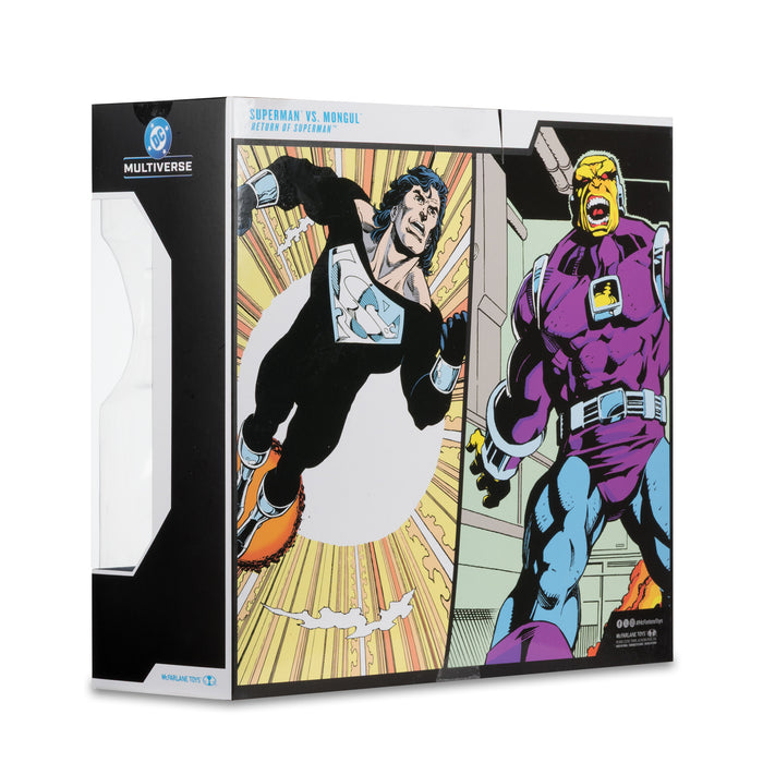 Mcfarlane Dc Multiverse Megafig: Mongul Vs Superman Atuendo Kryptoniano 7 Pulgadas 2 Pack