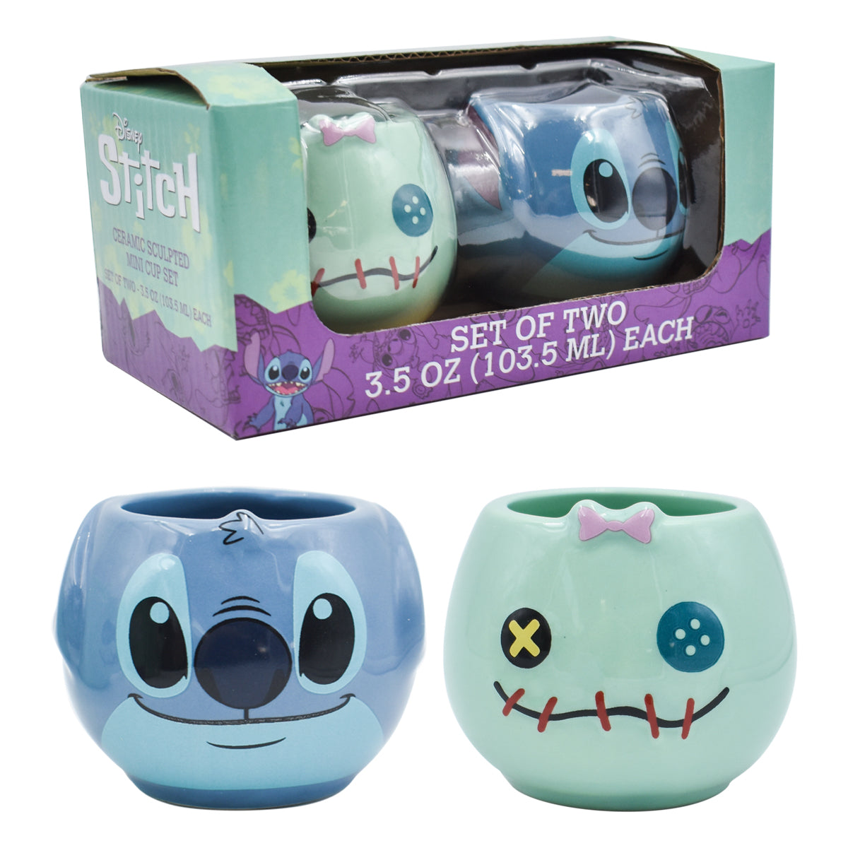 Fun Kids Tarro De Ceramica: Disney Lilo y Stitch - Stitch y Trapos 103 ml