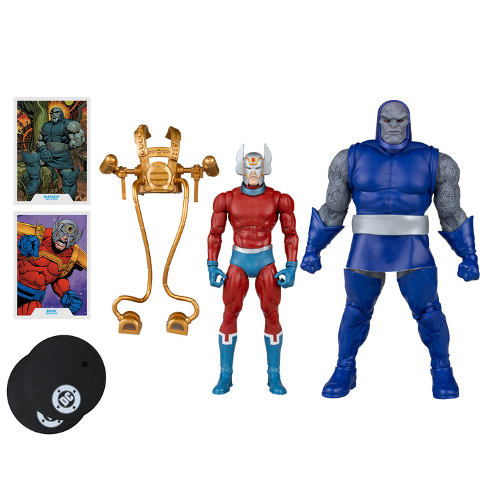 Mcfarlane Dc Multiverse: Justice League - Darkseid Vs Orion 7 Pulgadas Con Megafigura 2 Pack