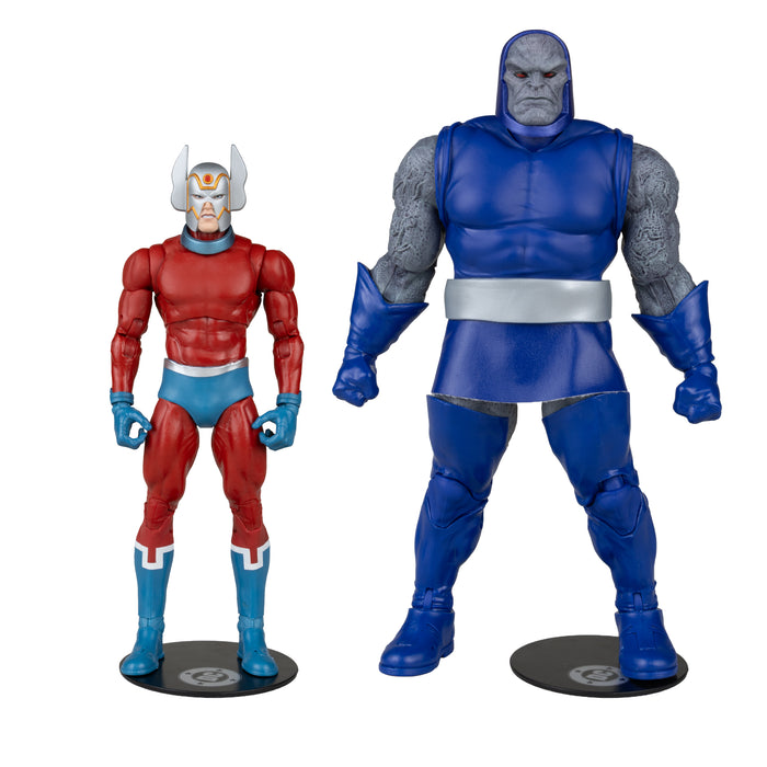 Mcfarlane Dc Multiverse: Justice League - Darkseid Vs Orion 7 Pulgadas Con Megafigura 2 Pack