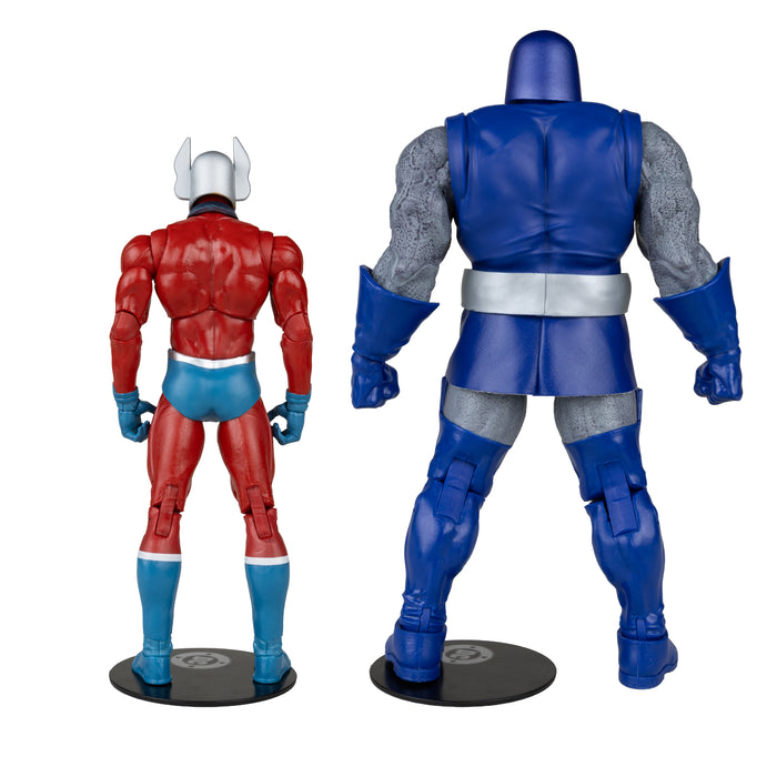 Mcfarlane Dc Multiverse: Justice League - Darkseid Vs Orion 7 Pulgadas Con Megafigura 2 Pack