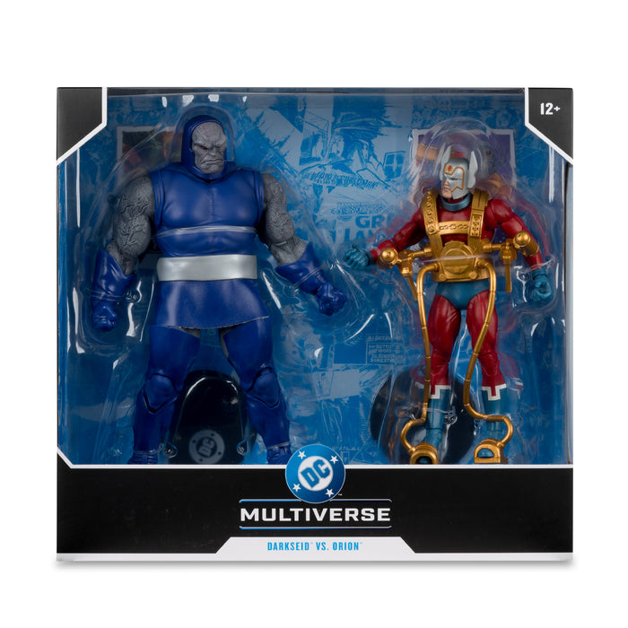 Mcfarlane Dc Multiverse: Justice League - Darkseid Vs Orion 7 Pulgadas Con Megafigura 2 Pack