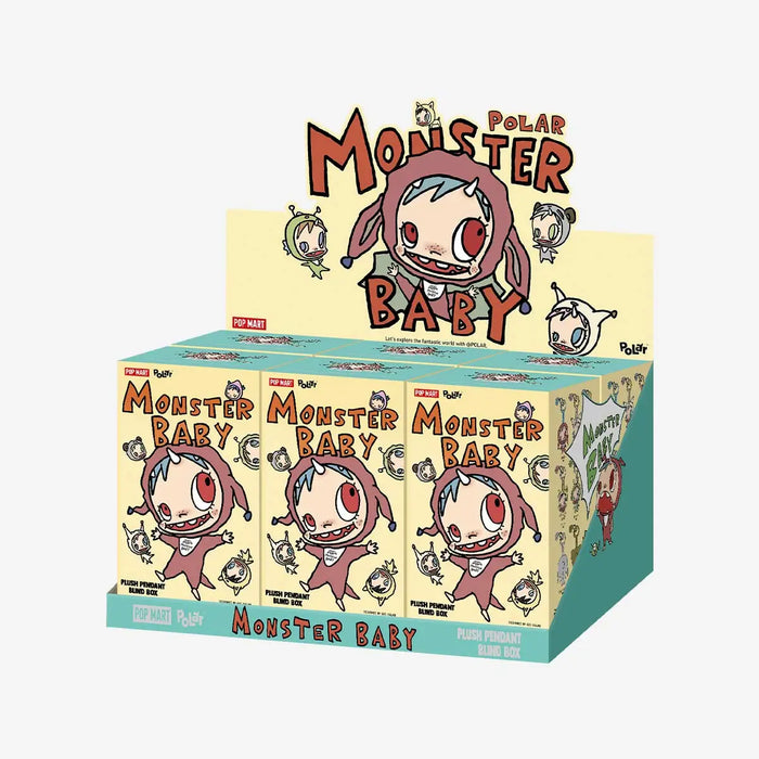 POP MART: POLAR - Labubu Monster Baby Collection Series Plush Pendant Ver 1