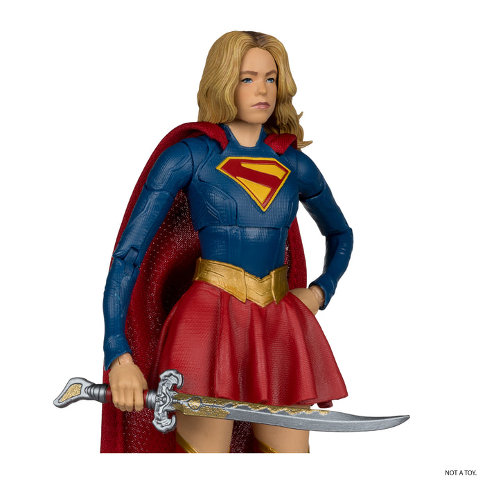 Mcfarlane Dc Theatrical Deluxe: Supergirl - Supergirl Con Krypto Movie 2026 7 Pulgadas