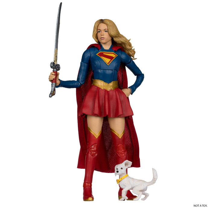 Mcfarlane Dc Theatrical Deluxe: Supergirl - Supergirl Con Krypto Movie 2026 7 Pulgadas