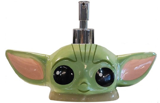 Fun Kids Dispensador De Jabon De Ceramica: Star Wars - Grogu 335 ml
