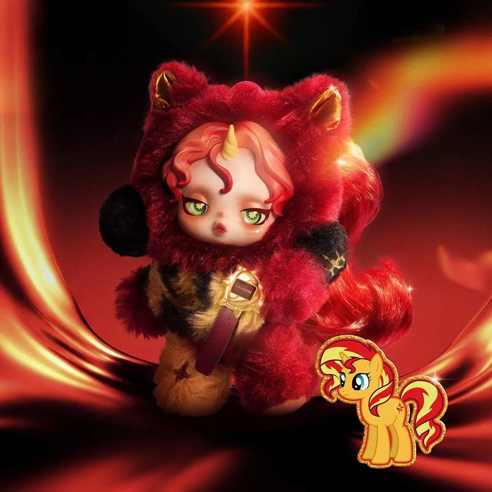 POP MART: Labubu Skullpanda x My Little Pony Doll Pendant