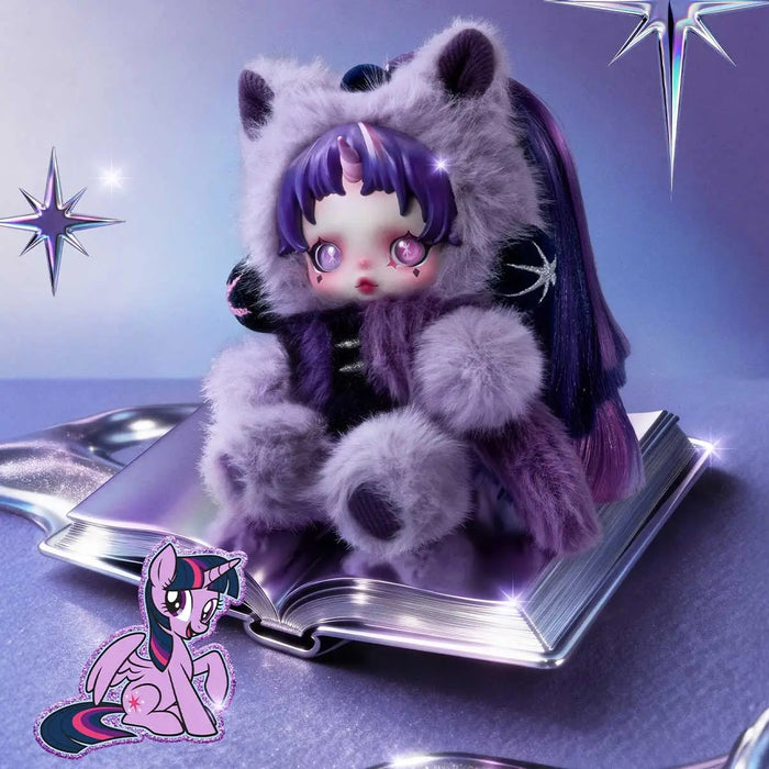 POP MART: Labubu Skullpanda x My Little Pony Doll Pendant
