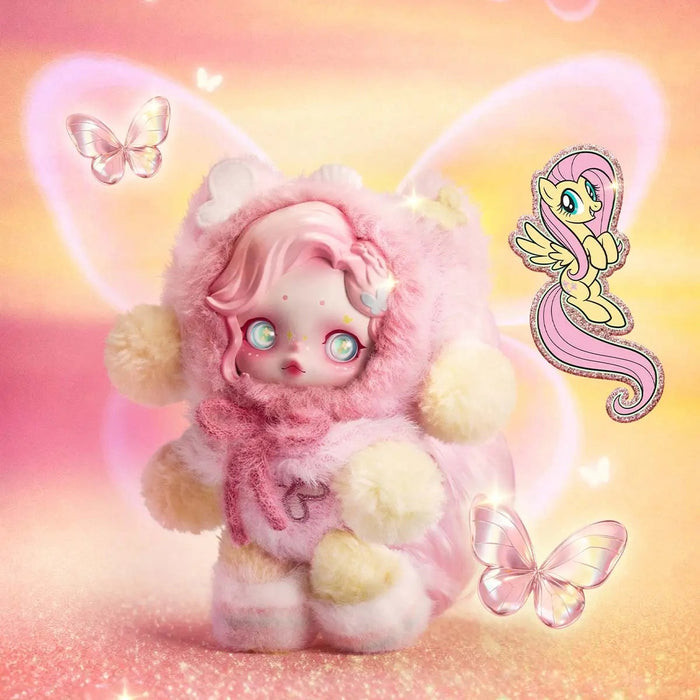 POP MART: Labubu Skullpanda x My Little Pony Doll Pendant
