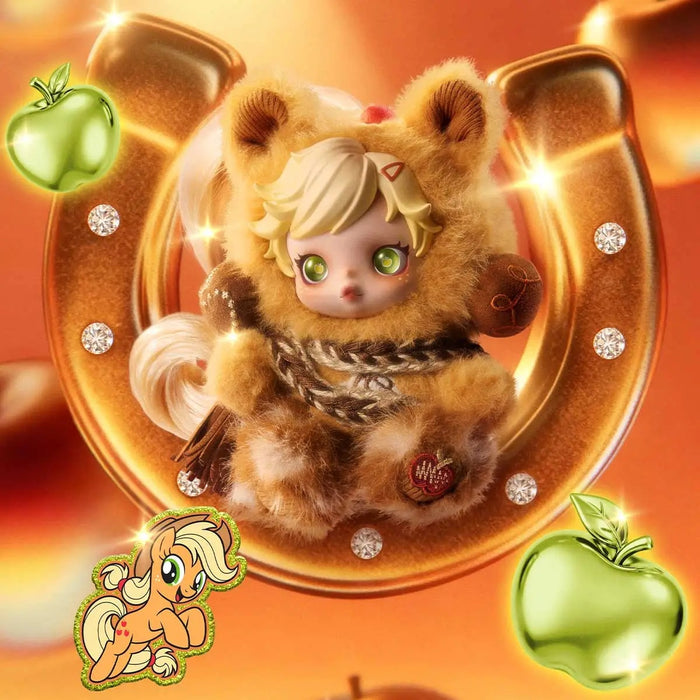 POP MART: Labubu Skullpanda x My Little Pony Doll Pendant