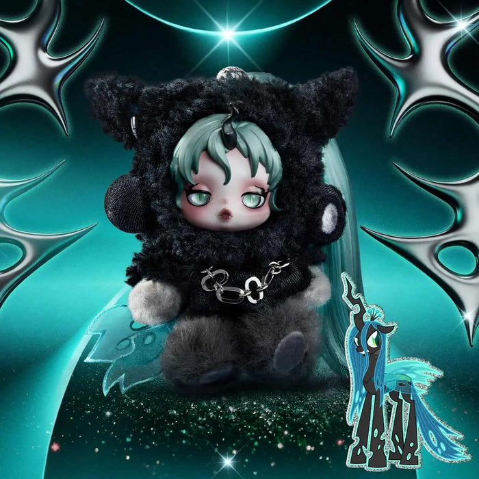 POP MART: Labubu Skullpanda x My Little Pony Doll Pendant