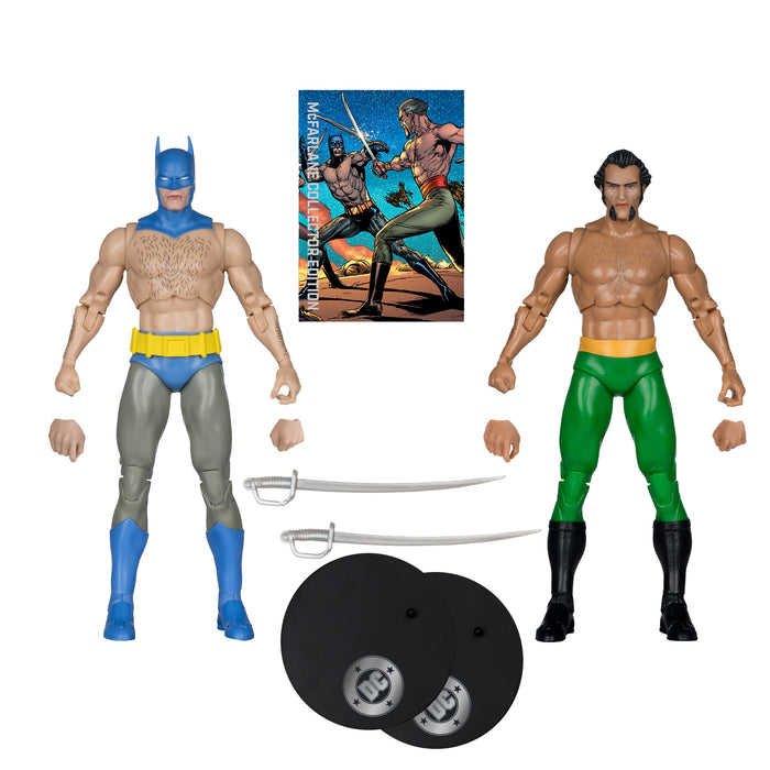 Mcfarlane Dc Collector Edition: Batman Num 244 - Batman Vs Ras Al Ghul Gold Label 2 Pack 7 Pulgadas