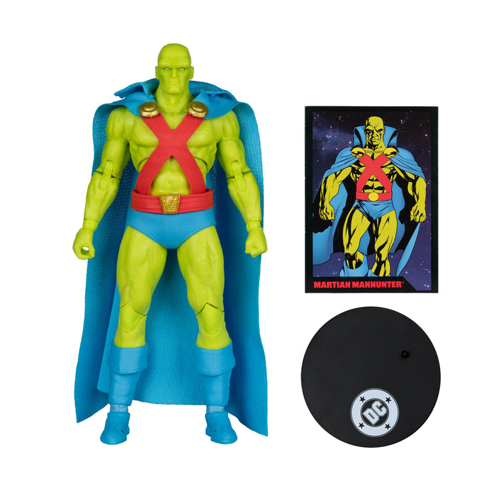 Mcfarlane Dc Direct Figure With Comic: Justice League #77 - Martian Manhunter 7 Pulgadas Con Comic