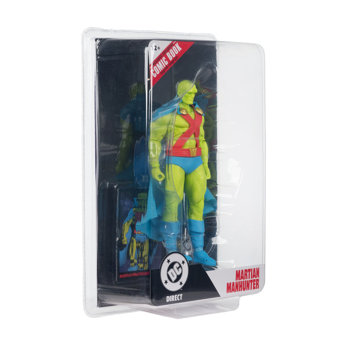 Mcfarlane Dc Direct Figure With Comic: Justice League #77 - Martian Manhunter 7 Pulgadas Con Comic