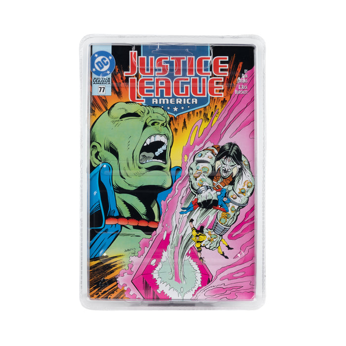 Mcfarlane Dc Direct Figure With Comic: Justice League #77 - Martian Manhunter 7 Pulgadas Con Comic