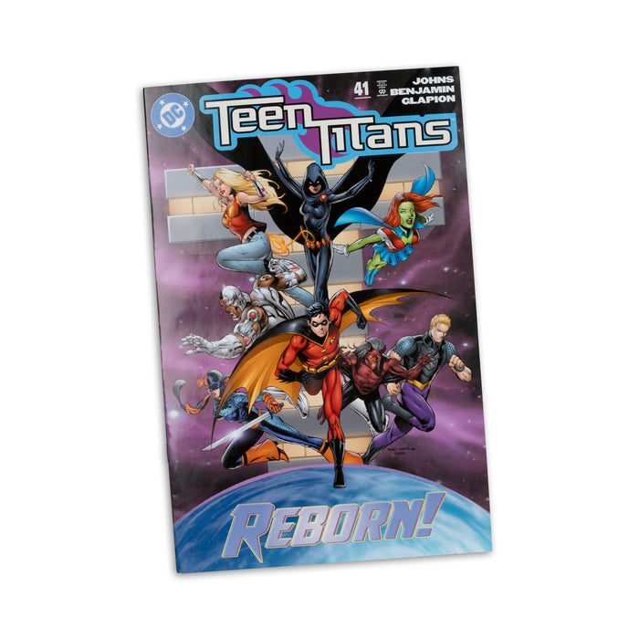 Mcfarlane Dc Direct Figure With Comic: Teen Titan #41 - Robin 7 Pulgadas Con Comic