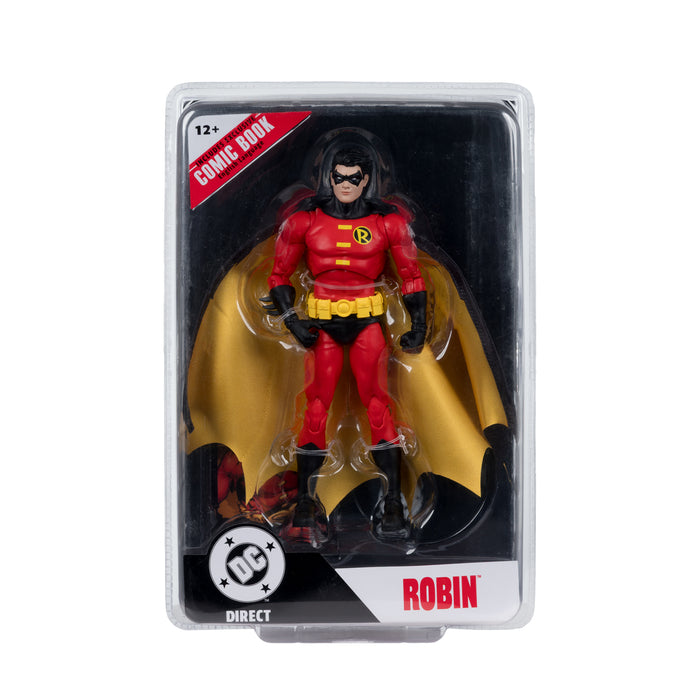 Mcfarlane Dc Direct Figure With Comic: Teen Titan #41 - Robin 7 Pulgadas Con Comic