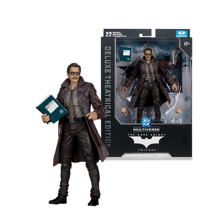 Mcfarlane Dc Theatrical Deluxe: The Dark Knight - Comisario Gordon 7 Pulgadas