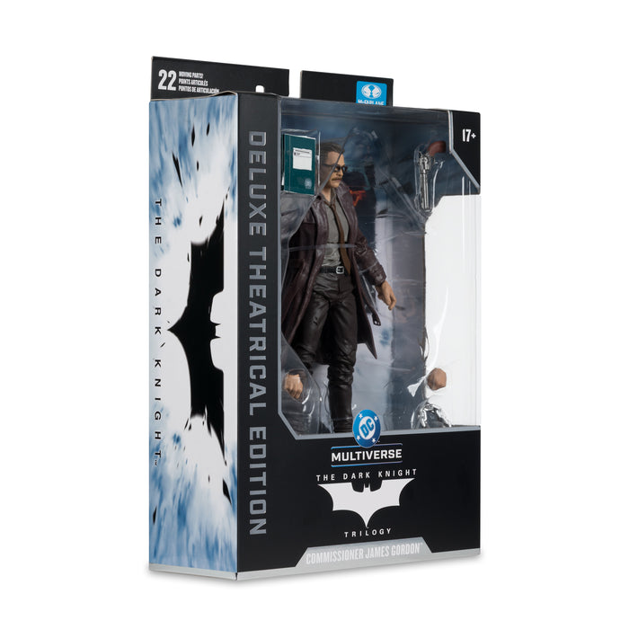 Mcfarlane Dc Theatrical Deluxe: The Dark Knight - Comisario Gordon 7 Pulgadas