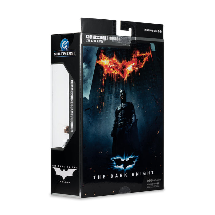 Mcfarlane Dc Theatrical Deluxe: The Dark Knight - Comisario Gordon 7 Pulgadas
