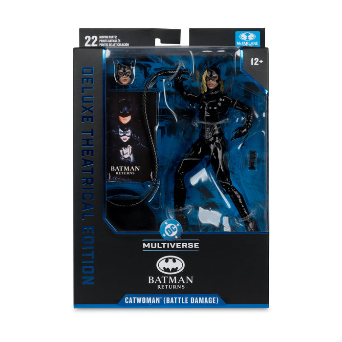 Mcfarlane Dc Theatrical Deluxe: Batman Returns - Battle Damaged Catwoman 7 Pulgadas
