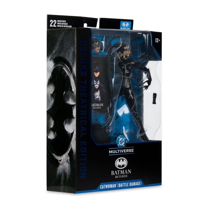 Mcfarlane Dc Theatrical Deluxe: Batman Returns - Battle Damaged Catwoman 7 Pulgadas