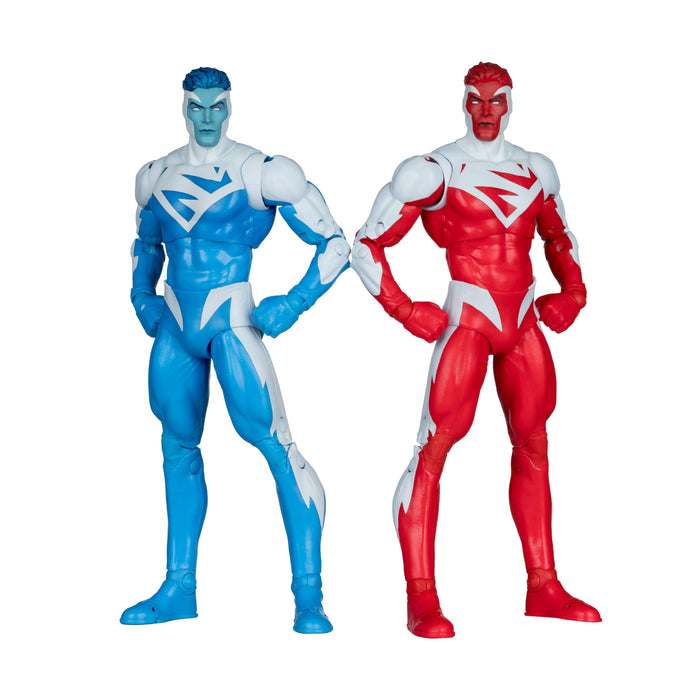 Mcfarlane Collector Edition: Dc Multiverse - Superman Red Vs Superman Blue Gold Label 7 Pulgadas 2 Pack