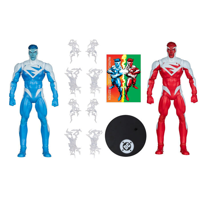 Mcfarlane Collector Edition: Dc Multiverse - Superman Red Vs Superman Blue Gold Label 7 Pulgadas 2 Pack