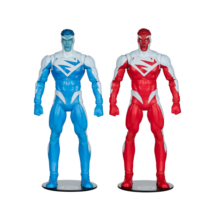 Mcfarlane Collector Edition: Dc Multiverse - Superman Red Vs Superman Blue Gold Label 7 Pulgadas 2 Pack